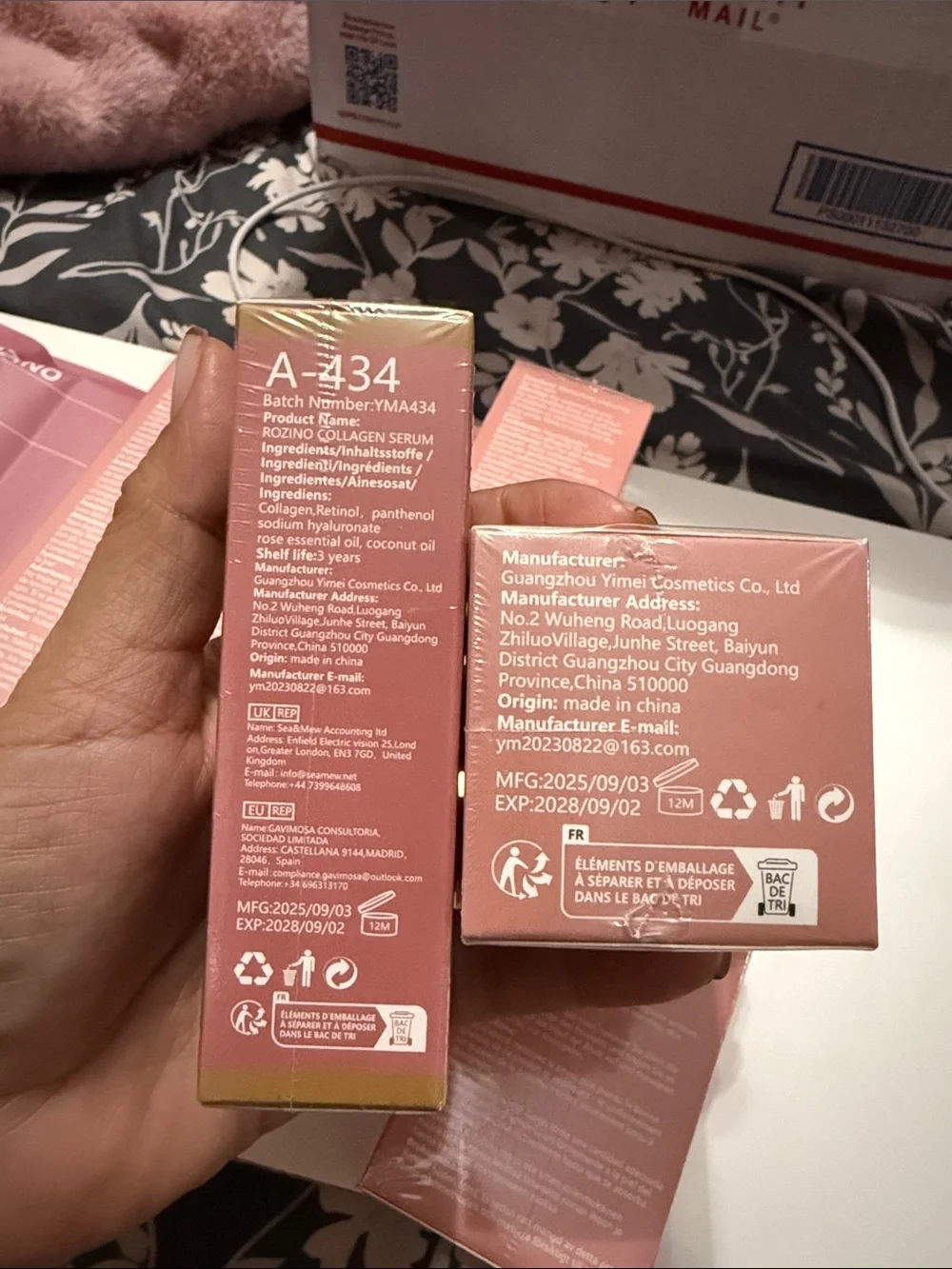 11 piece Rozino Collagen & Retinol Skincare Bundle + Facial Masks NWT